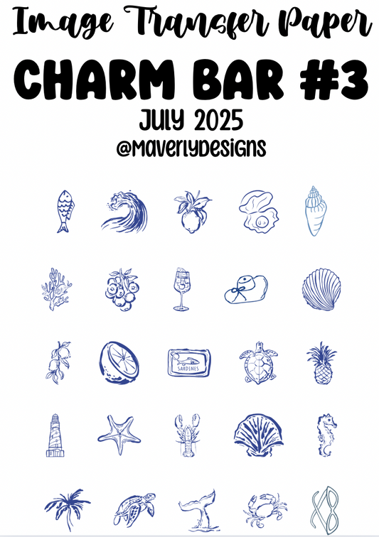 CHARM BAR #3 - Transfer Paper - July 2025 Launch