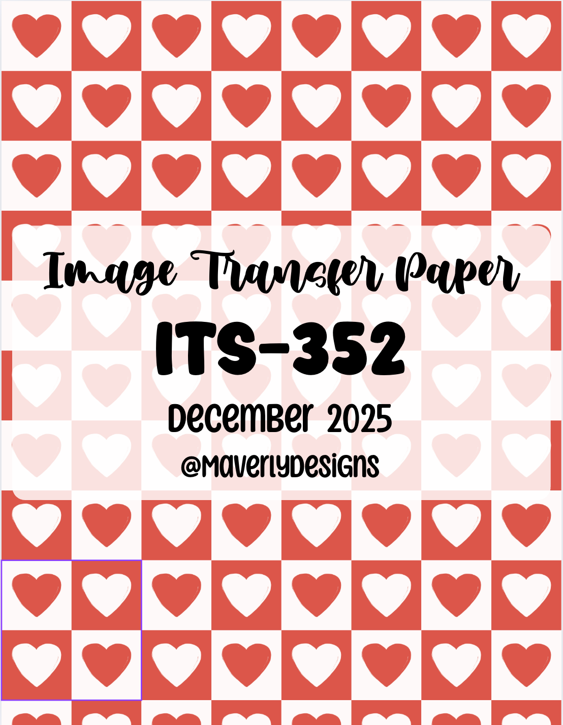 ITS-352 - Transfer Paper - December 2025 Launch
