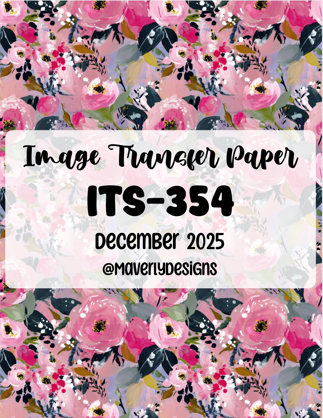 ITS-354 - Transfer Paper - December 2025 Launch