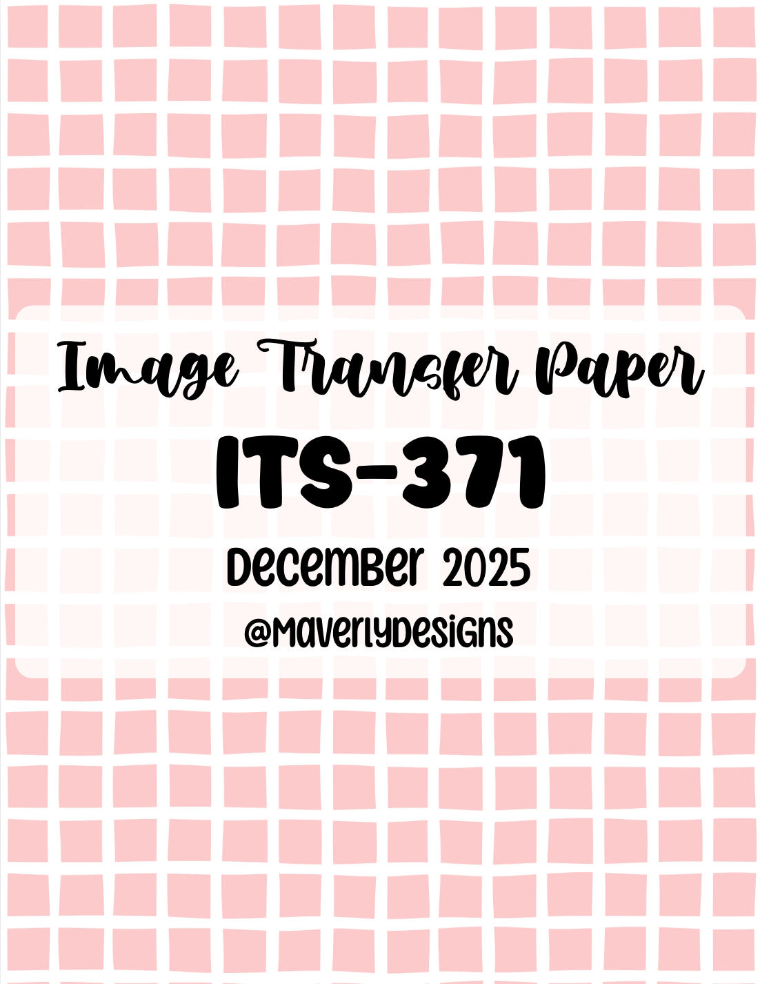 ITS-371 - Transfer Paper - December 2025 Launch