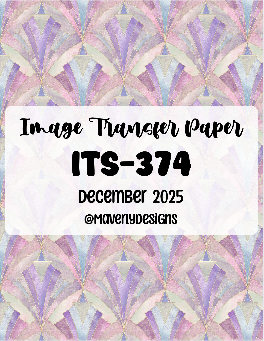 ITS-374 - Transfer Paper - December 2025 Launch