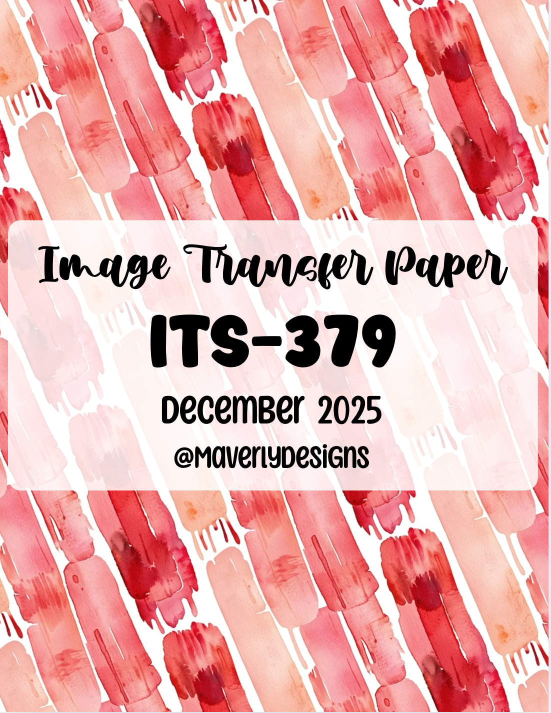ITS-379 - Transfer Paper - December 2025 Launch