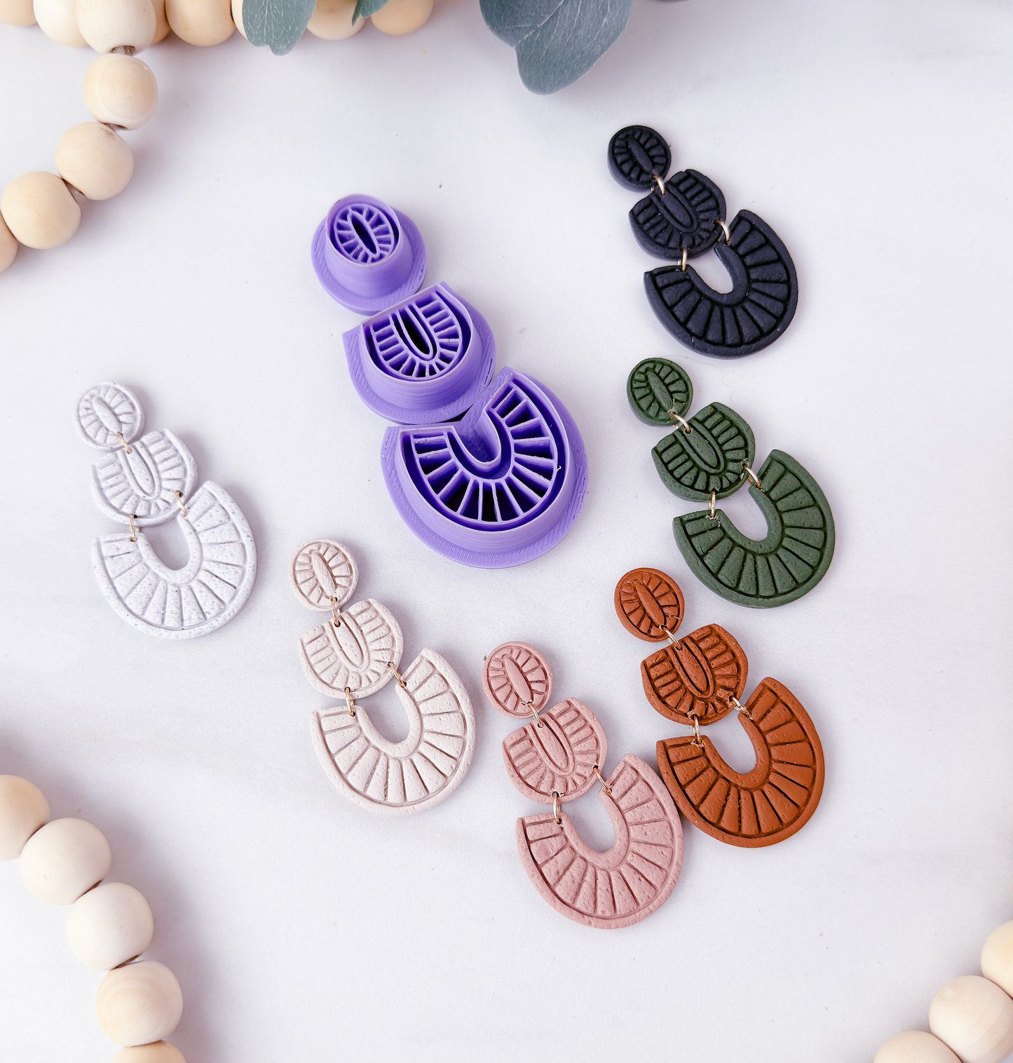 Katori Dangle Set - 3 Pieces Clay Cutter - February 2026 Launch