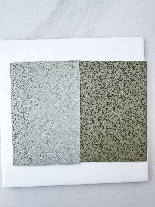Simple Leaf Texture Mat - January 2024