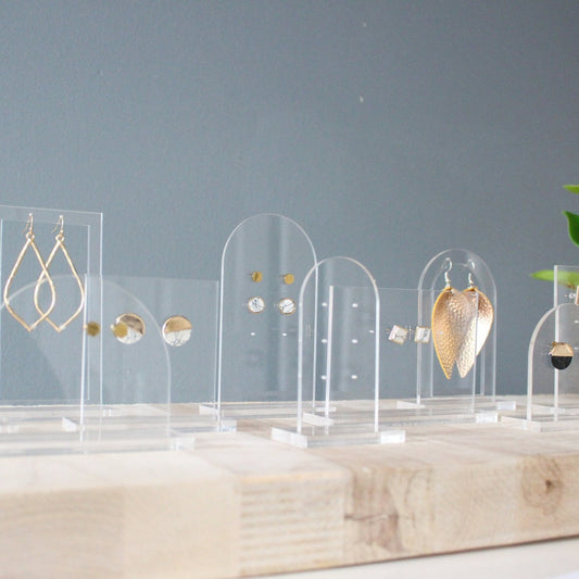 Acrylic Earring Displays - Multiple Styles Available