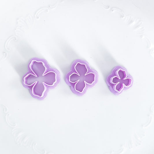 4 Petal Abstract Flower Cutter - March Launch