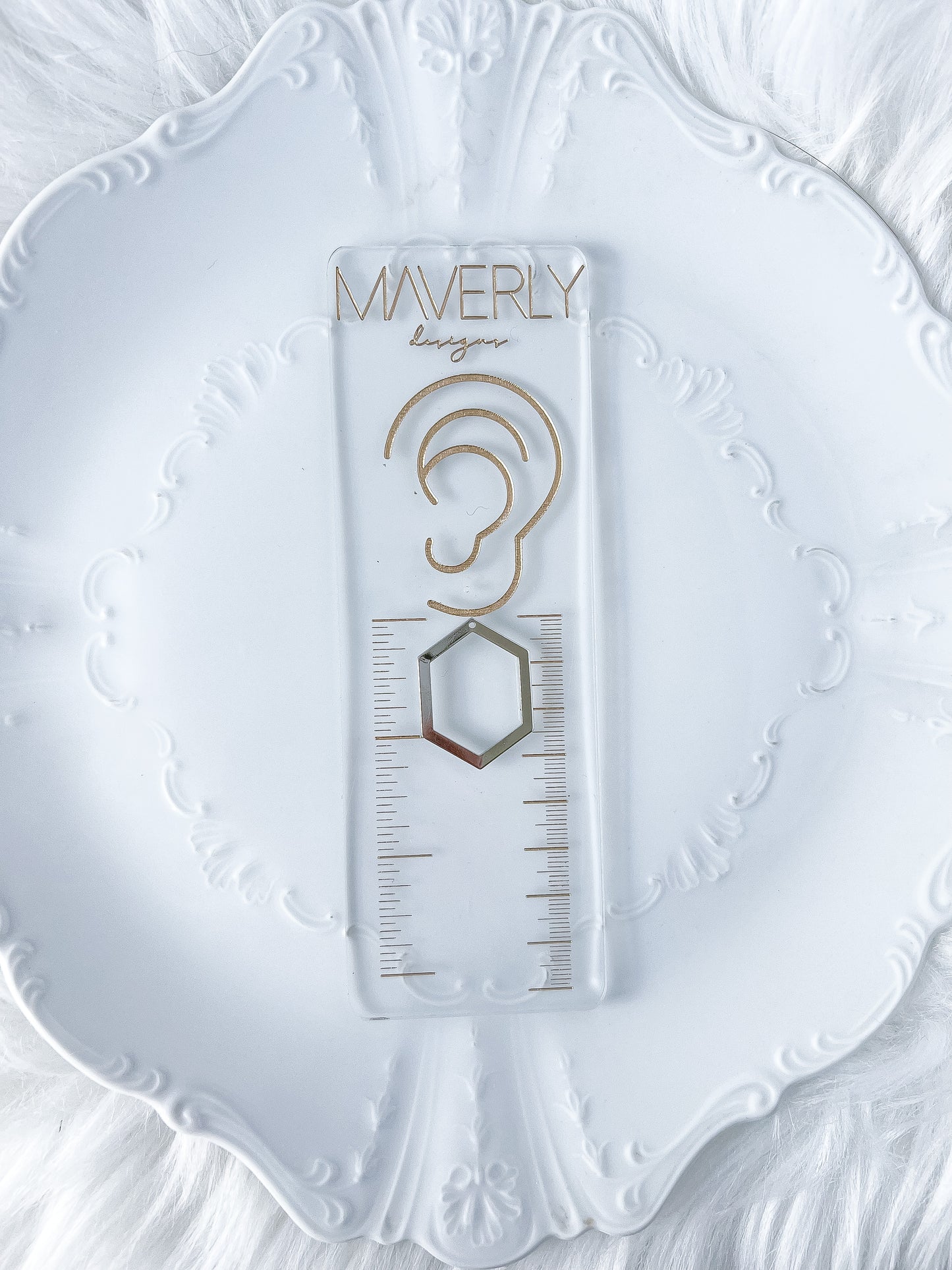 Hexagon Bezel Charm - 10 PIECES - March Launch