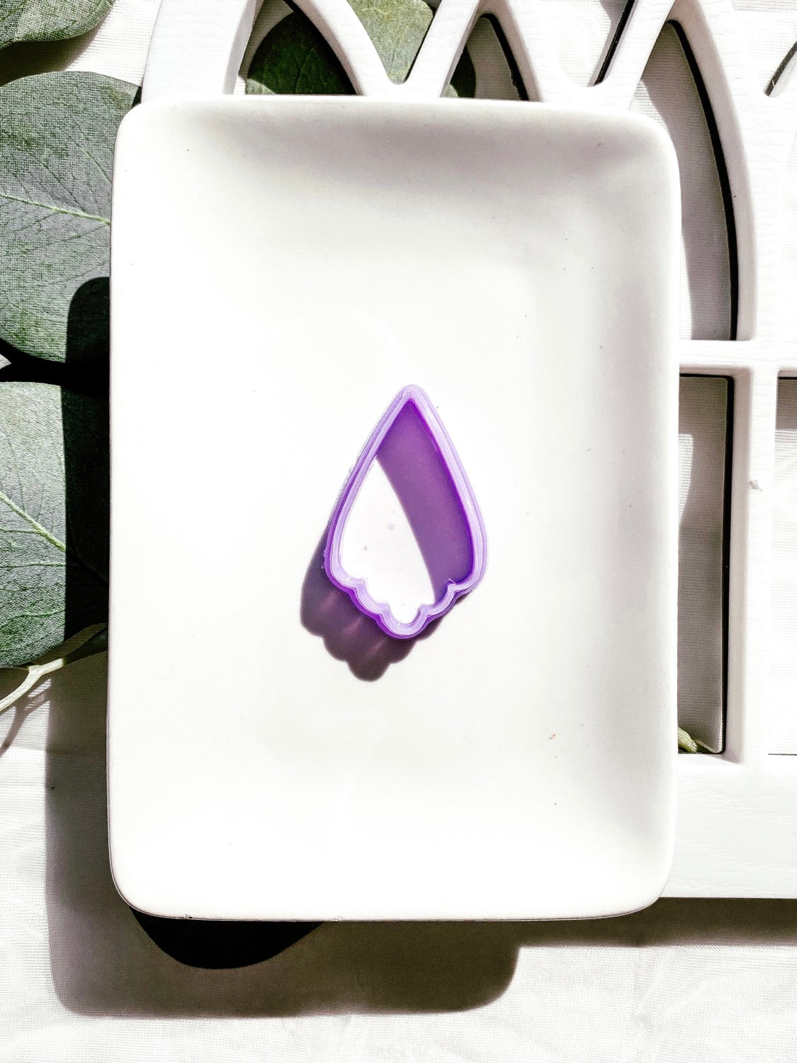 Moroccan Scalloped Teardrop Open Cutter