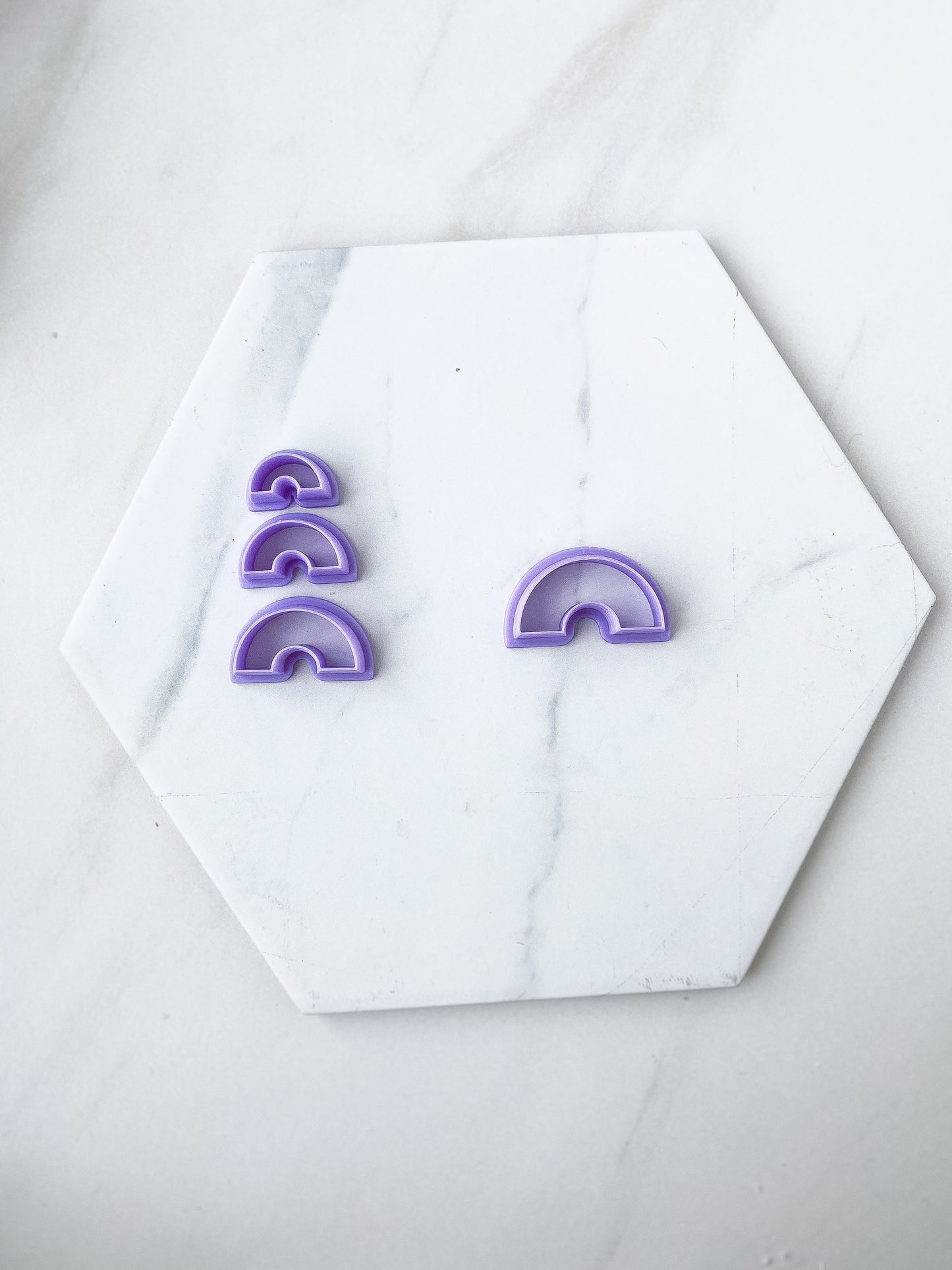 Half Circle Cut - Measured by WIDTH