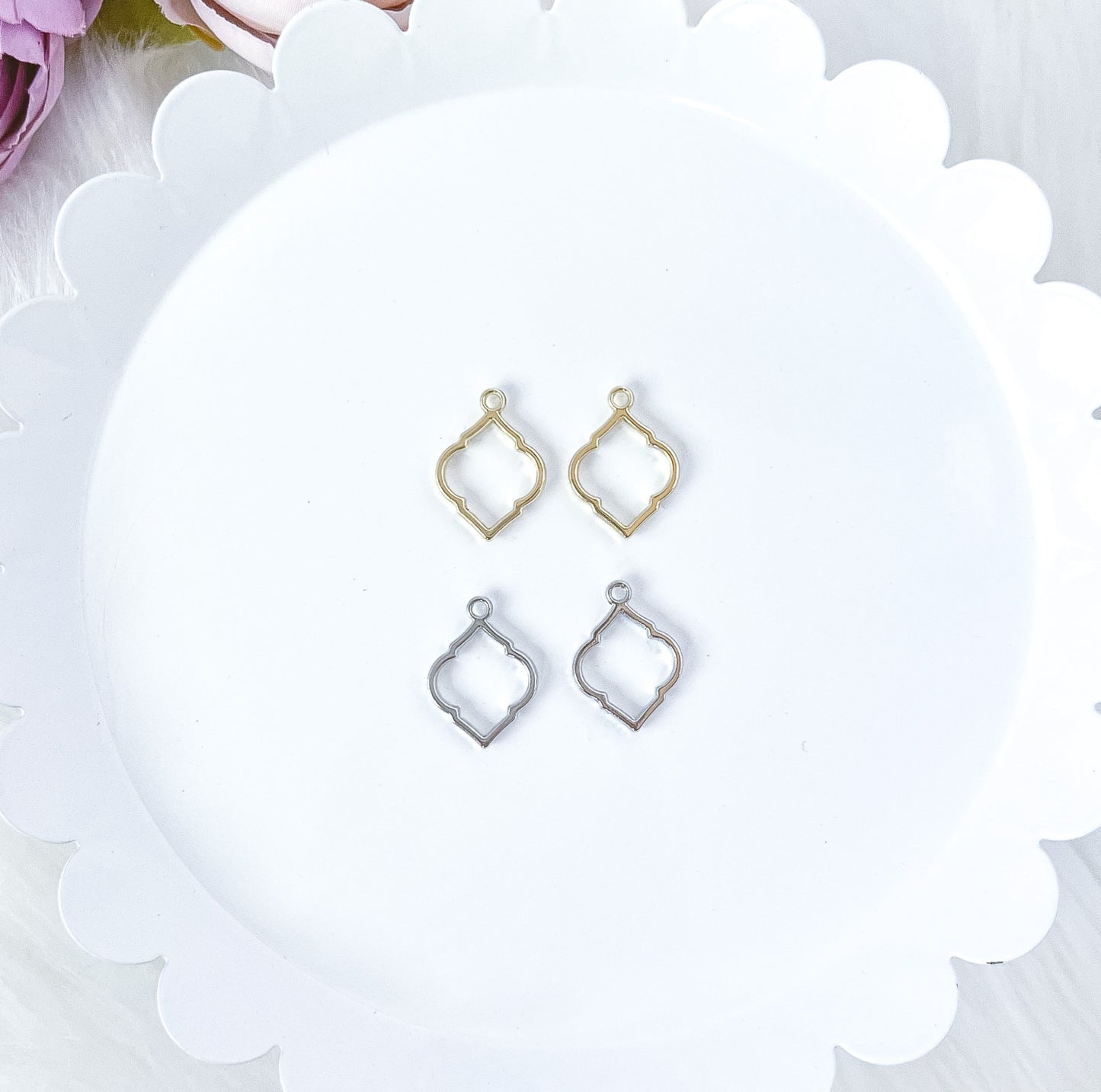 Moroccan Frame Bezel - 10 PIECES