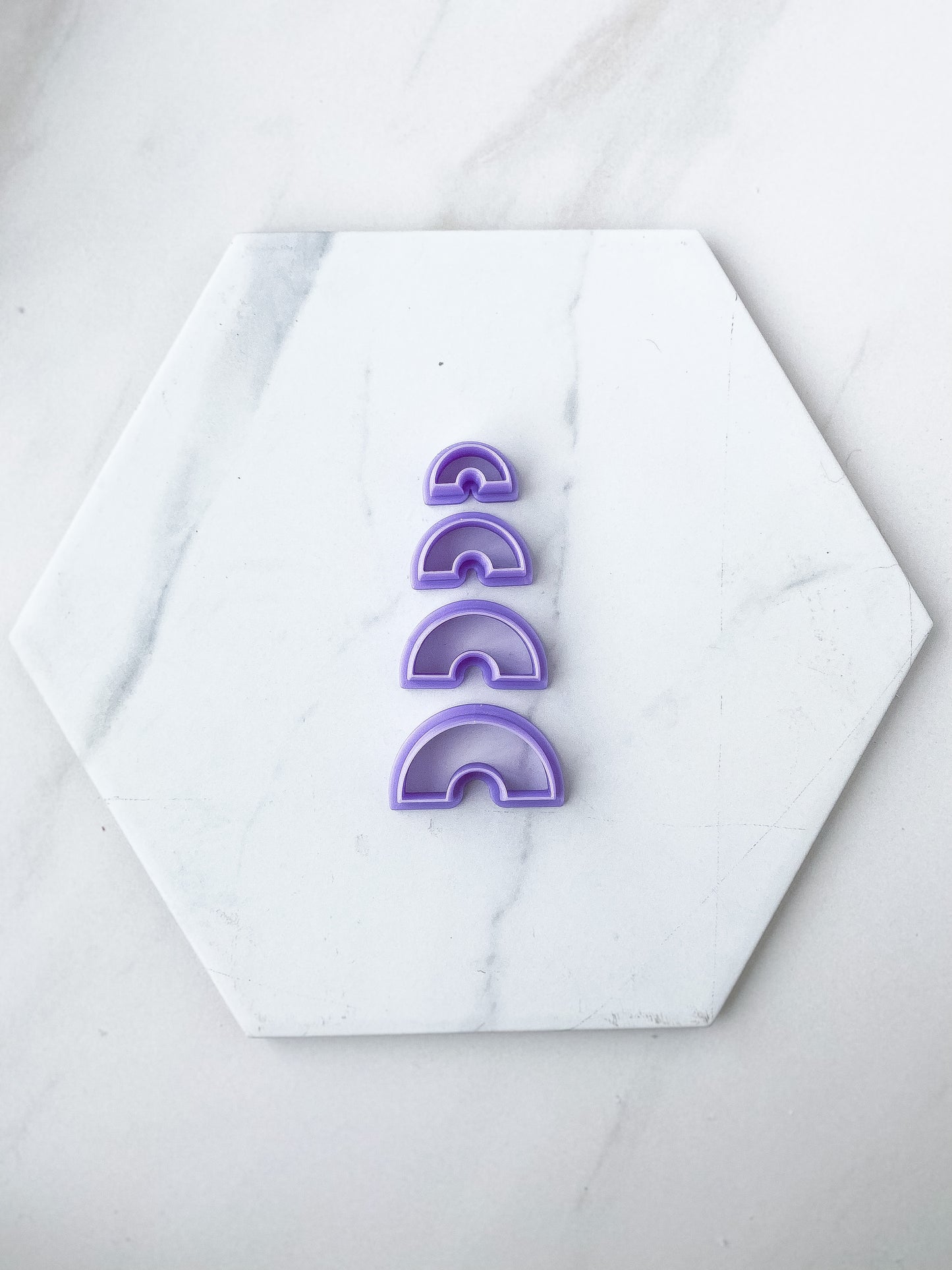 Half Circle Cut - Measured by WIDTH