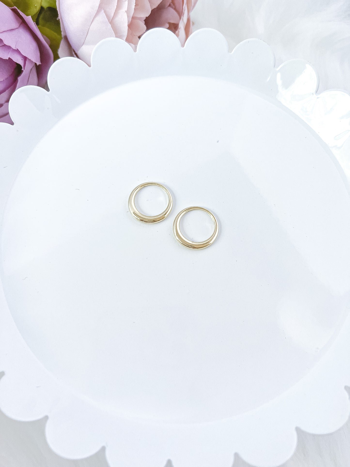 Thick Circle Bezel - 10 PIECES