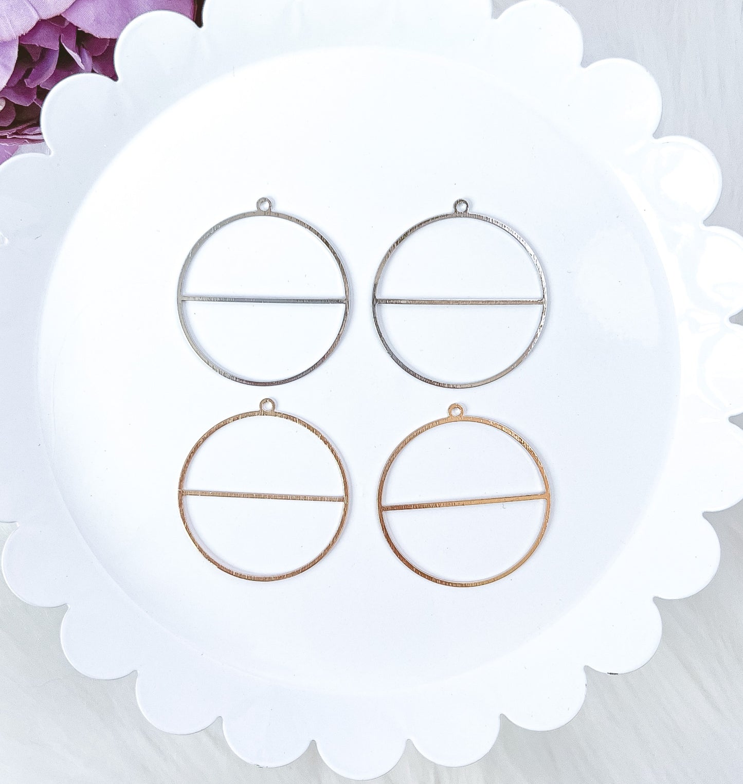 Circle Cut Bezel - 10 PIECES