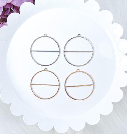 Circle Cut Bezel - 10 PIECES