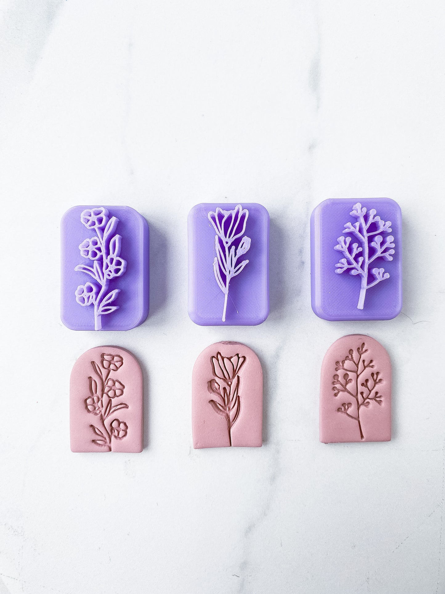 Floral Stamp Set 03 - 3 PIECES