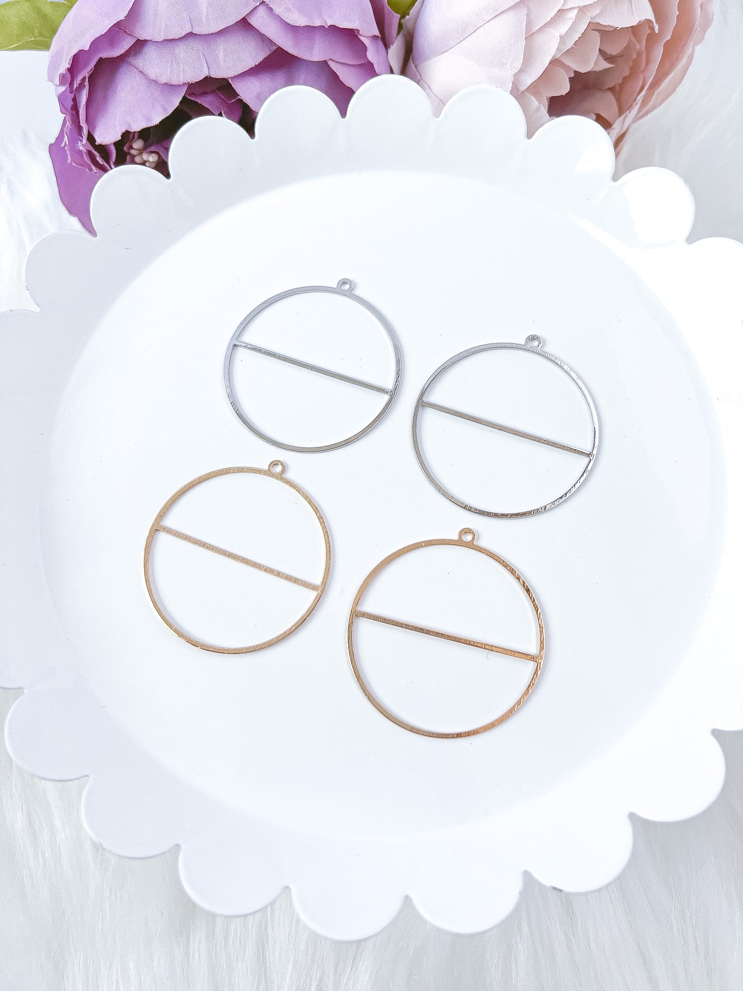 Circle Cut Bezel - 10 PIECES