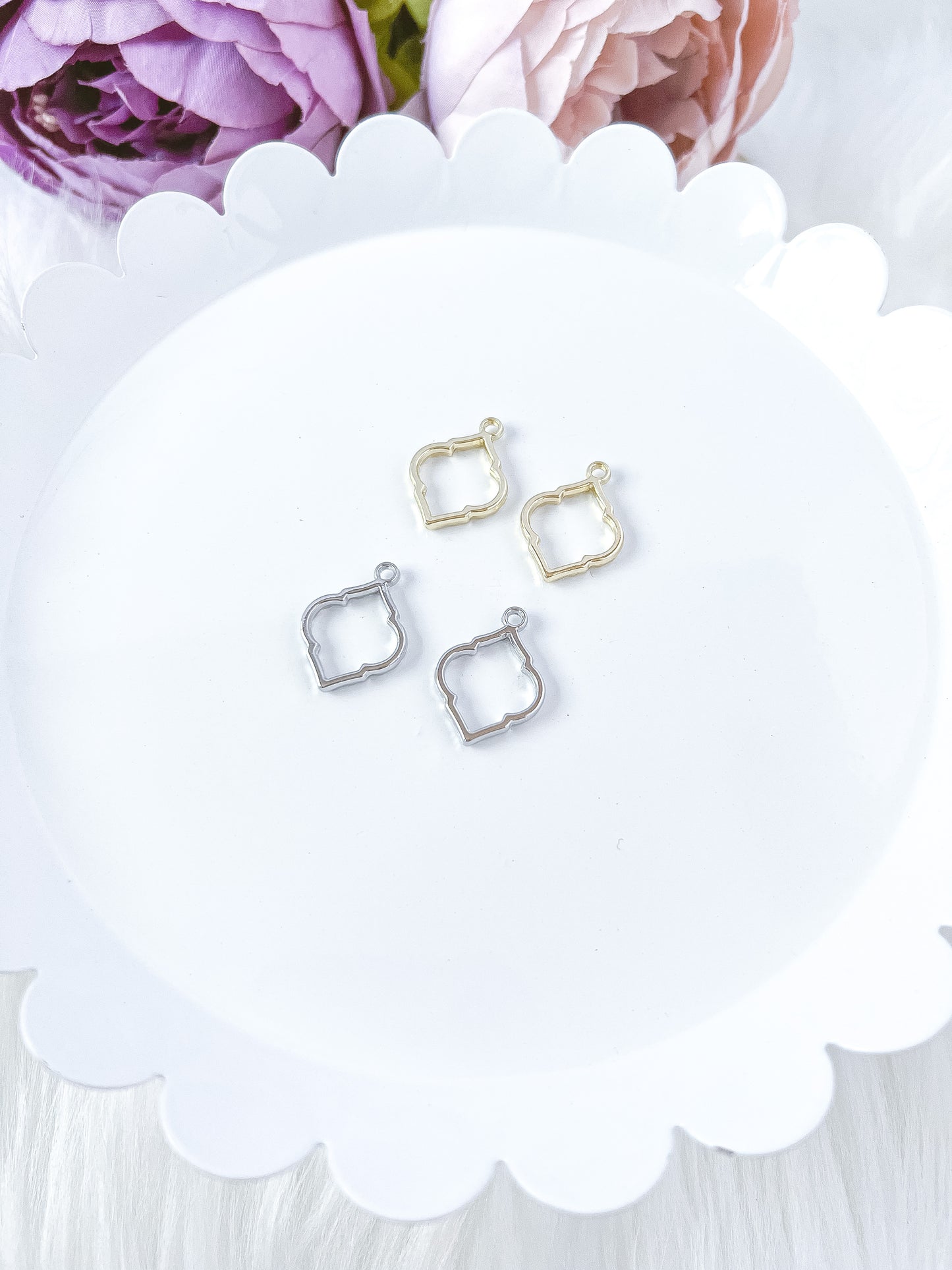 Moroccan Frame Bezel - 10 PIECES