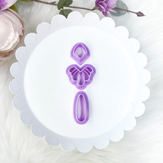 Dahlia Dangle Set - 3 Pieces