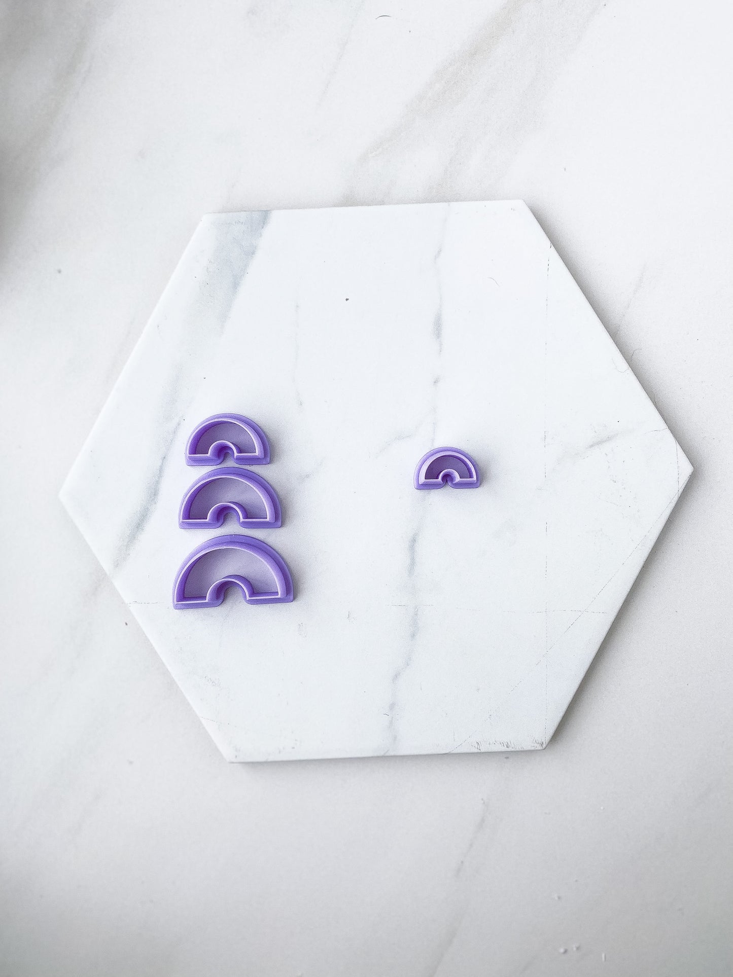 Half Circle Cut - Measured by WIDTH