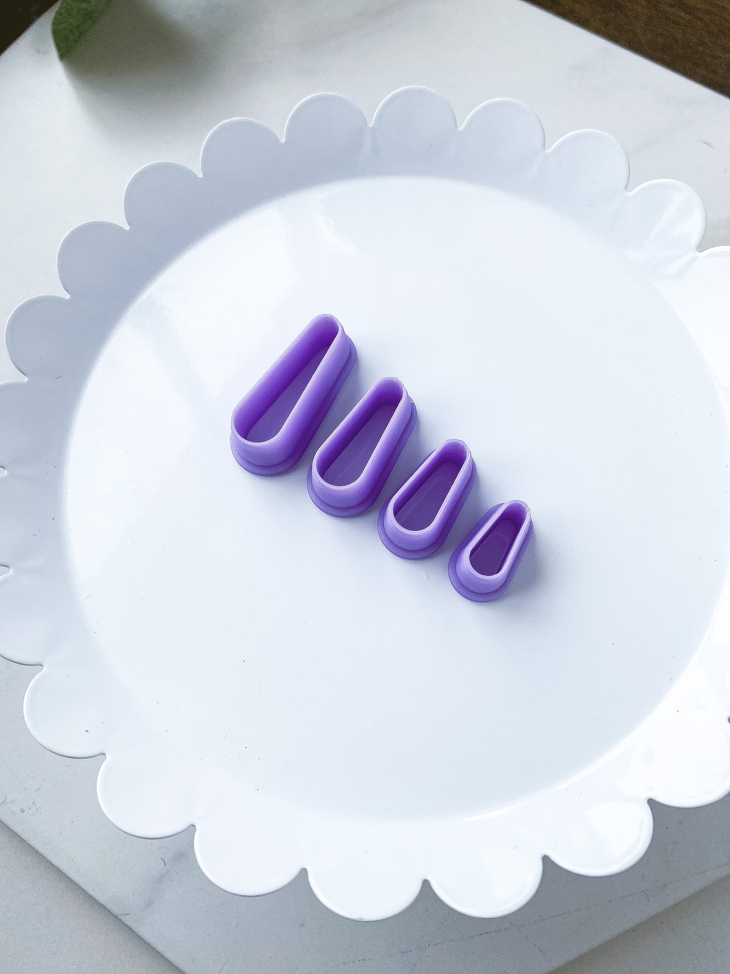 Round Dangle Set - 4 Pieces