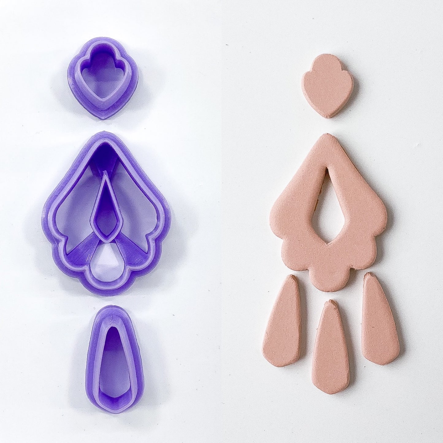 Delilah Dangle Set Valentines Day Cutter - 3 Pieces