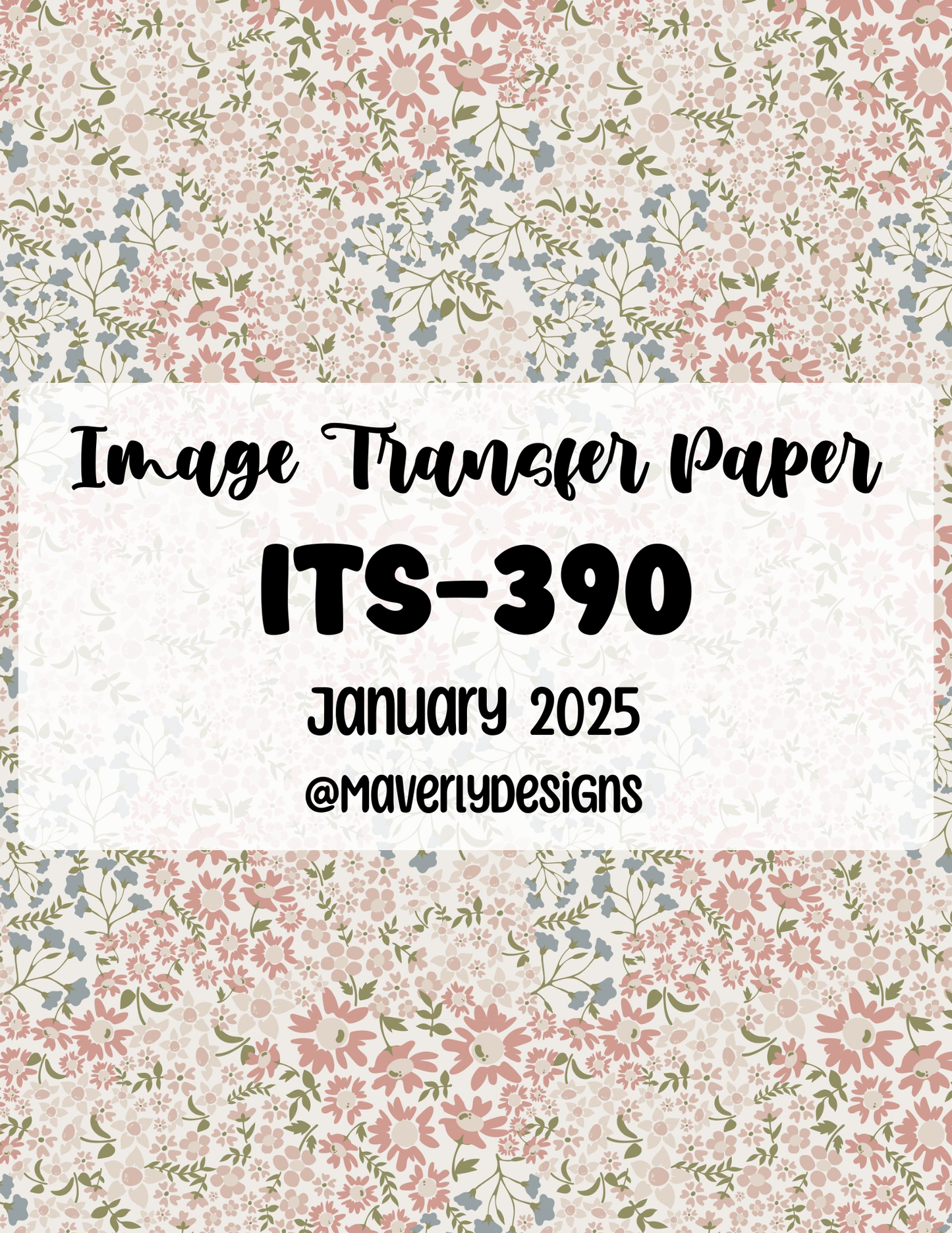 ITS-390 - Transfer Paper - January 2026 Launch