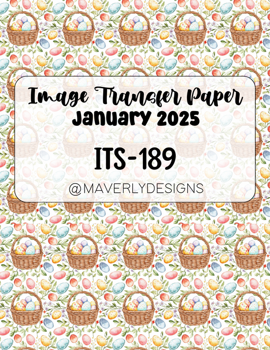 ITS-189 - Transfer Paper - January 2025 Launch