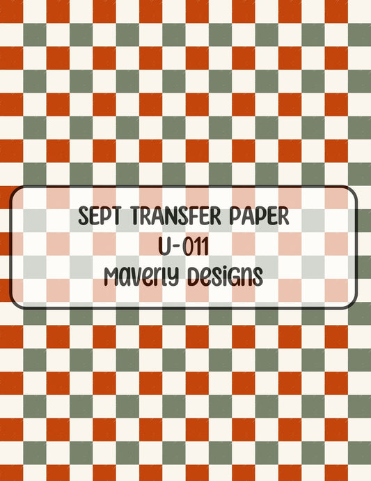 U-011 - September 2024 - Transfer Paper