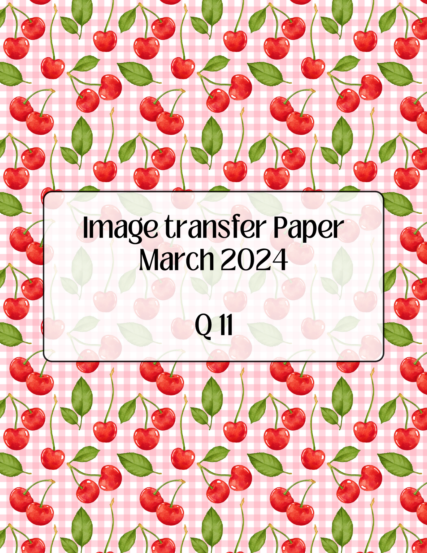 ITS-136 - IMAGE TRANSFER PAPER (Q11)