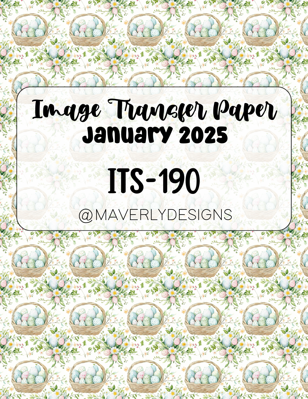 ITS-190 - Transfer Paper - January 2025 Launch