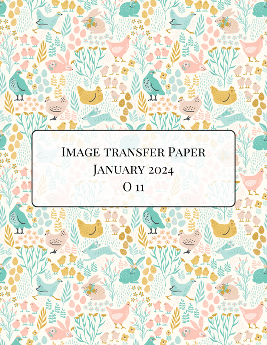 O11 Transfer Paper - January Launch
