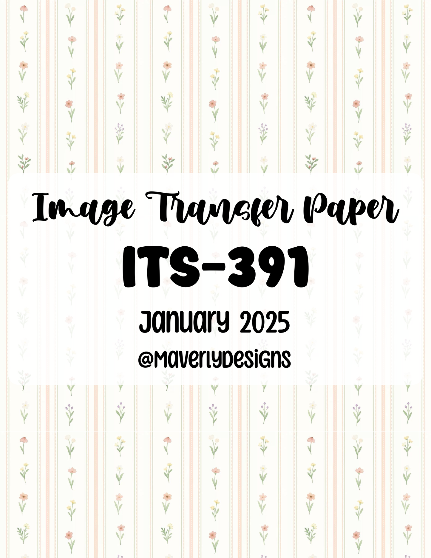 ITS-391 - Transfer Paper - January 2026 Launch