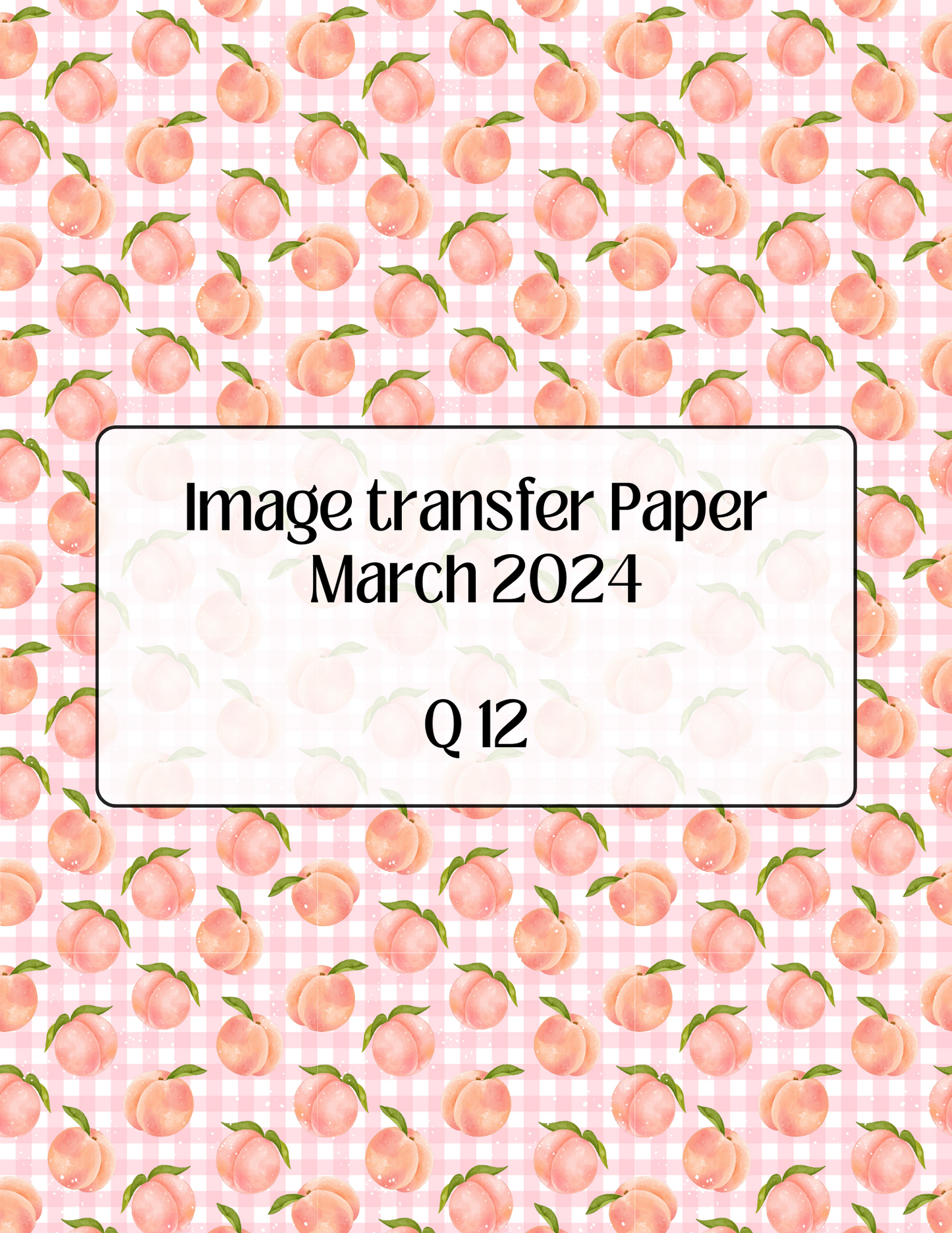 ITS-137 - IMAGE TRANSFER PAPER (Q12)