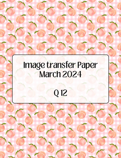 ITS-137 - IMAGE TRANSFER PAPER (Q12)