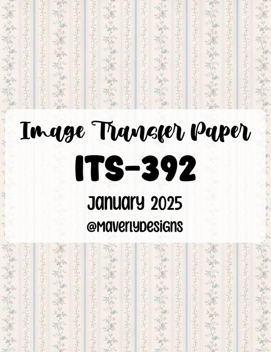 ITS-392 - Transfer Paper - January 2026 Launch