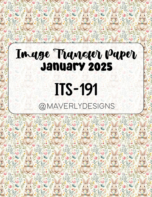 ITS-191 - Transfer Paper - January 2025 Launch