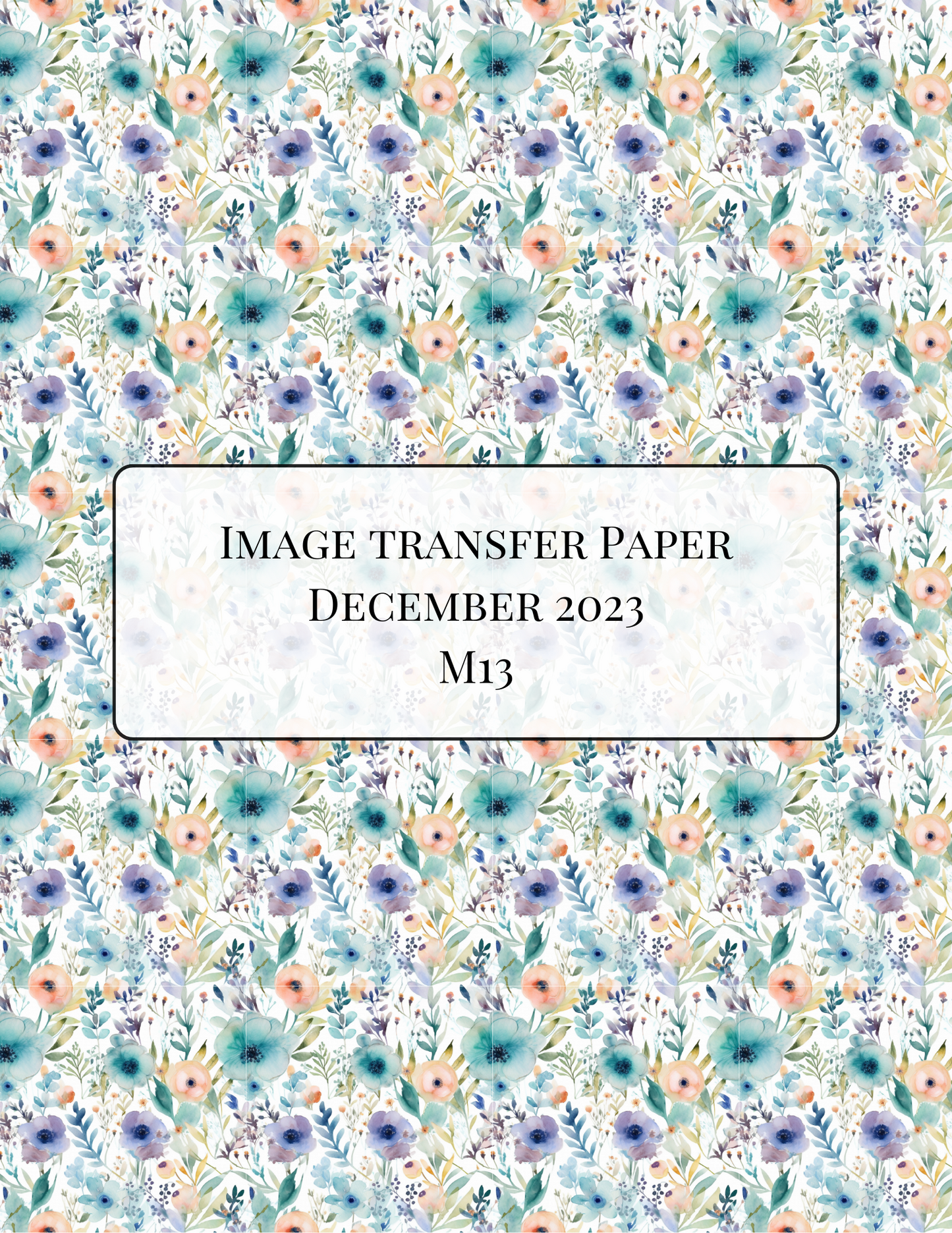 M13 Transfer Paper - December 2023 Launch