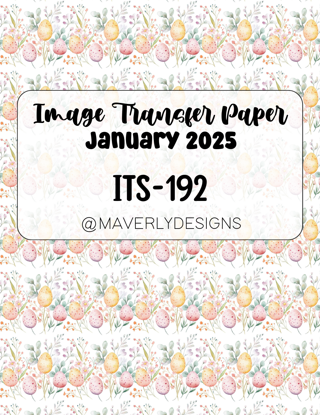 ITS-192 - Transfer Paper - January 2025 Launch