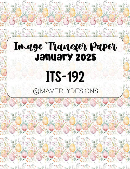 ITS-192 - Transfer Paper - January 2025 Launch