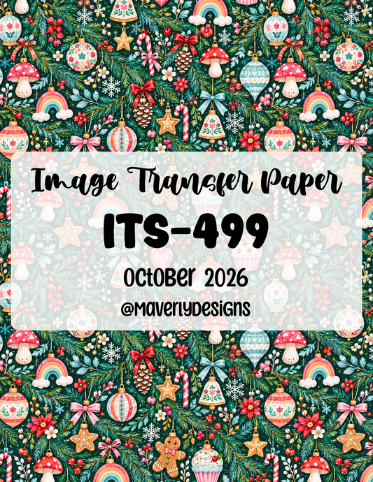 ITS-499 - Transfer Paper - October 2026 Launch