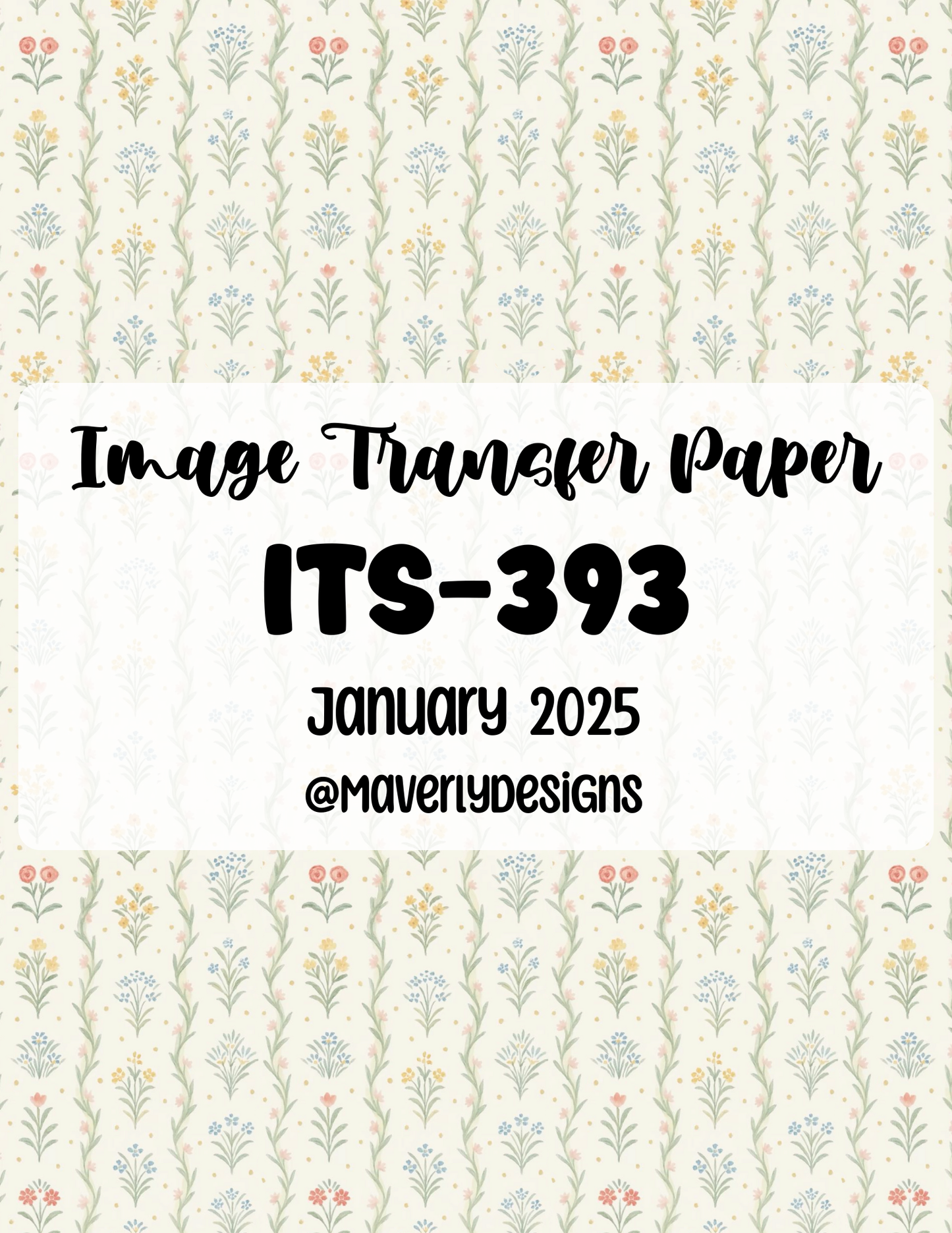 ITS-393 - Transfer Paper - January 2026 Launch
