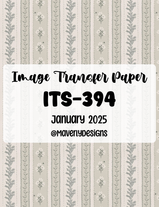 ITS-394 - Transfer Paper - January 2026 Launch