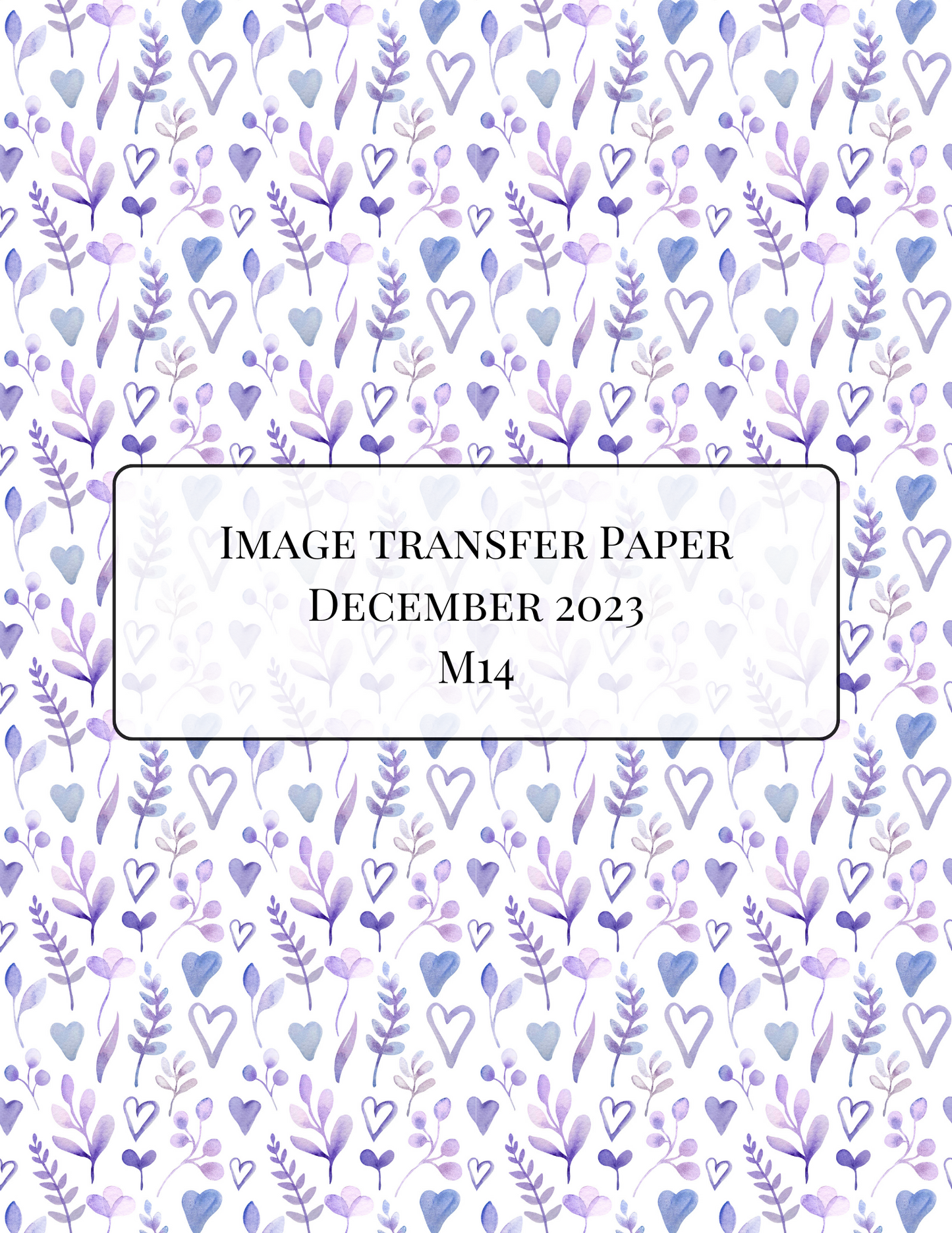 M14 Transfer Paper - December 2023 Launch