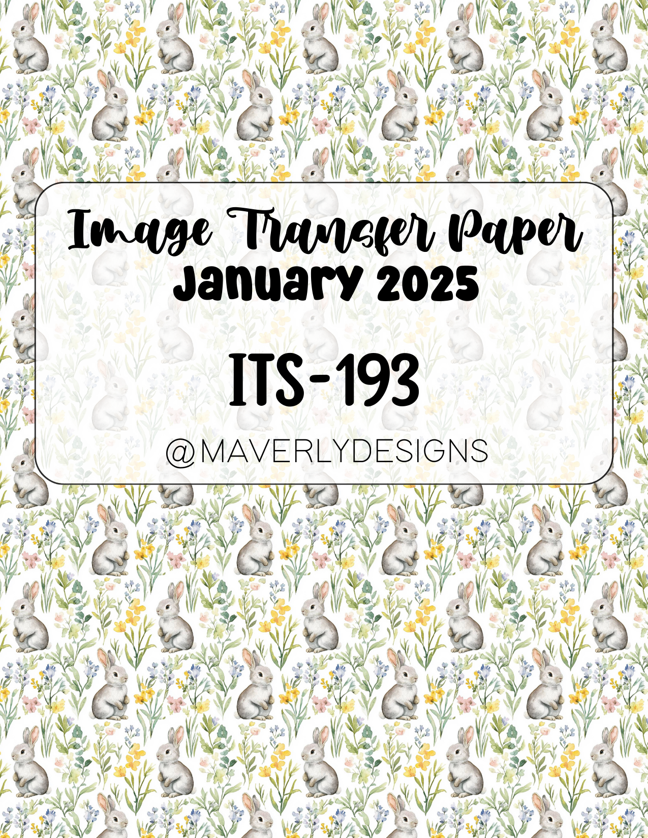 ITS-193 - Transfer Paper - January 2025 Launch