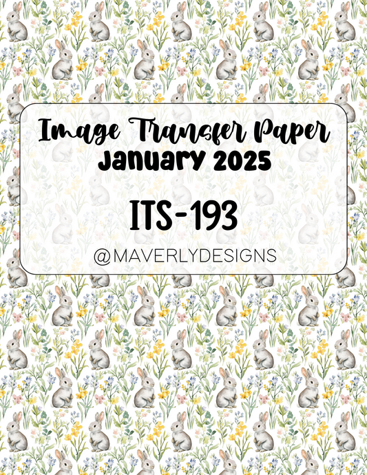 ITS-193 - Transfer Paper - January 2025 Launch