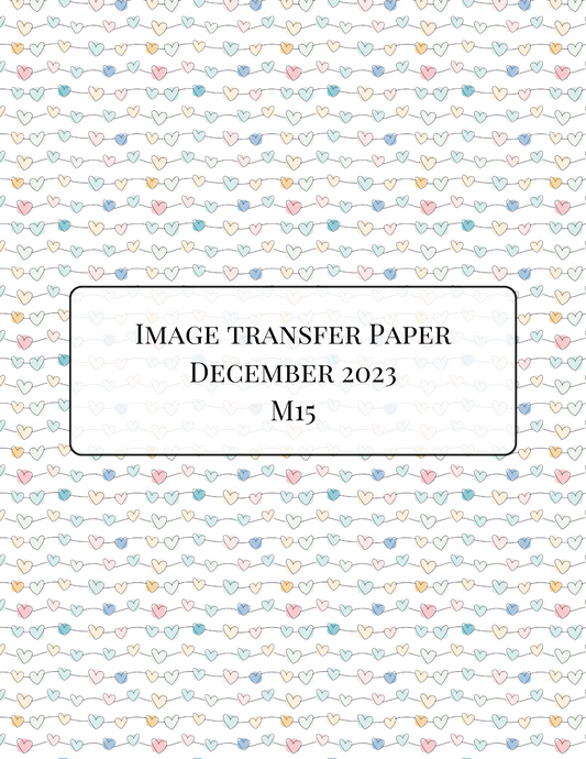 M15 Transfer Paper - December 2023 Launch