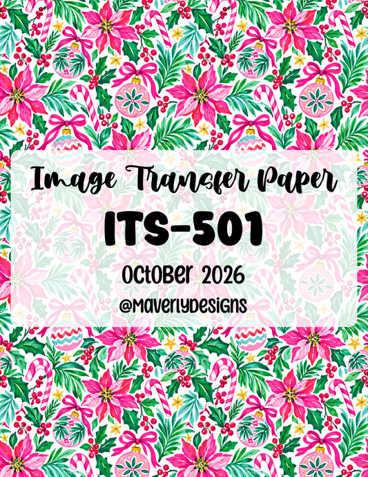 ITS-501 - Transfer Paper - October 2026 Launch