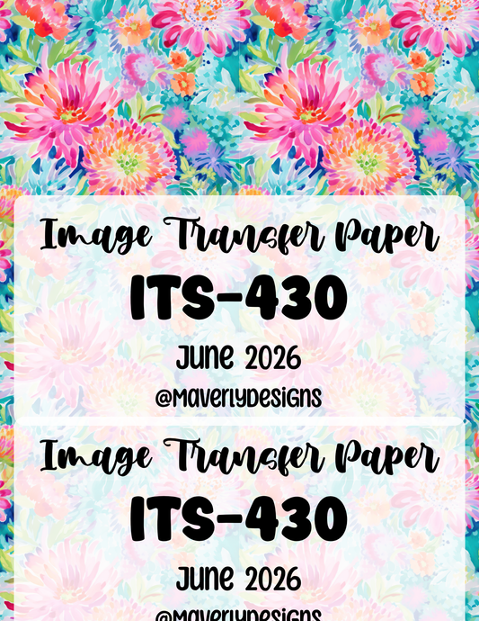 ITS-430 - Transfer Paper - June 2026 Launch