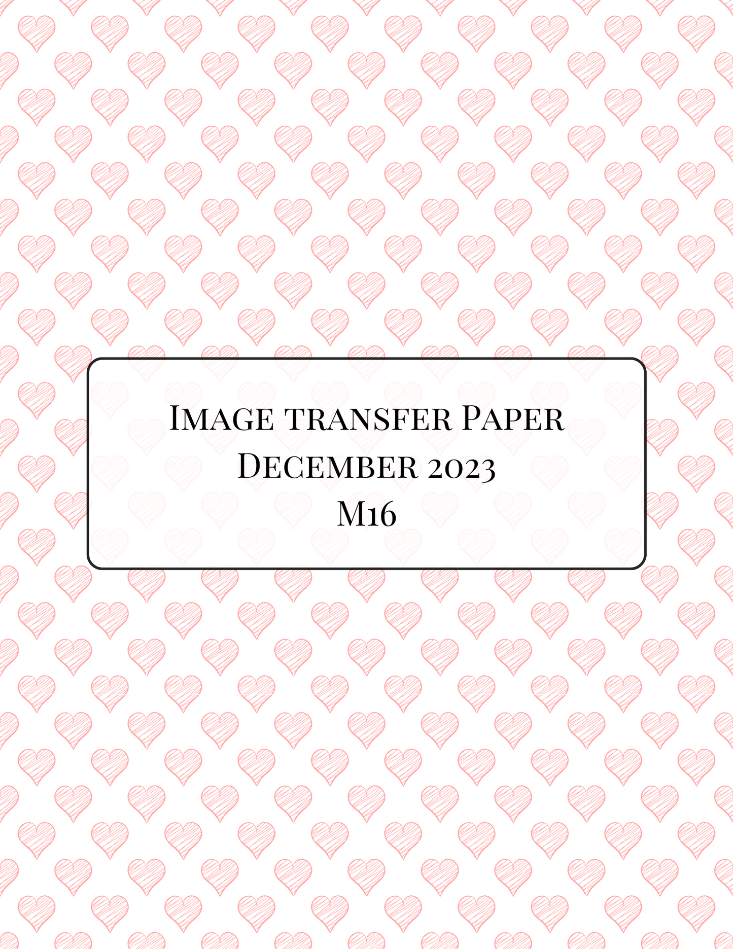 M16 Transfer Paper - December 2023 Launch