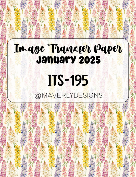 ITS-195 - Transfer Paper - January 2025 Launch